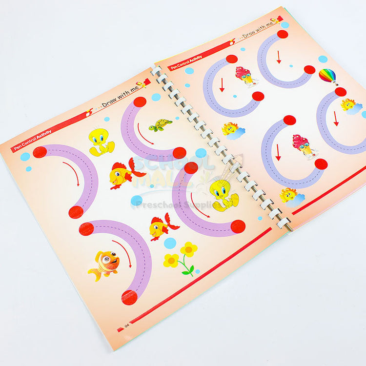 Activity Book 64 Pcs With 2 Pens