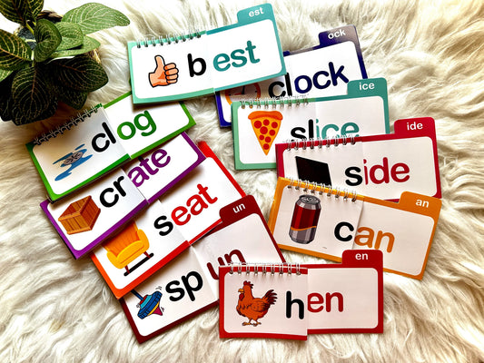 30 Read and Rhyme Flip Books - 300 Words Phonics Set