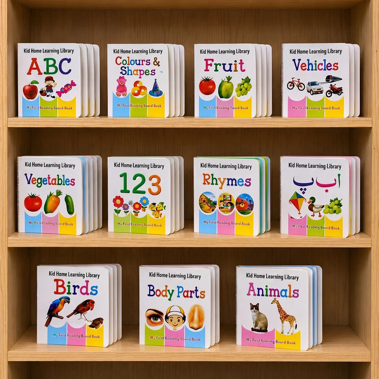 12 in 1 Little Learning Library Books for Montessori First Preschool Baby Early Learning Books for Kids
