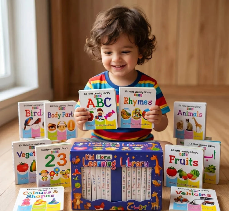 12 in 1 Little Learning Library Books for Montessori First Preschool Baby Early Learning Books for Kids